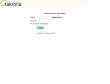 Tablet Screenshot of mail.takshila.net